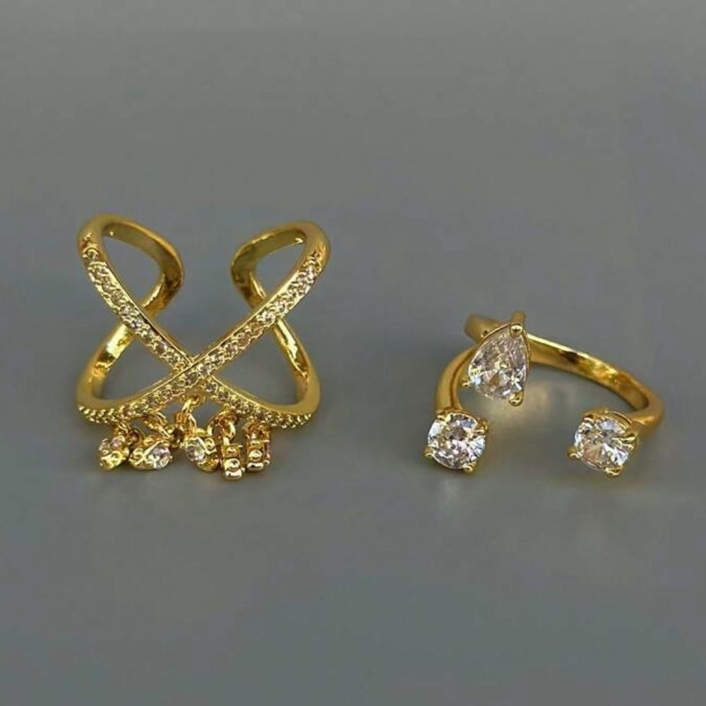 Diamond ring set #1963 - Picture 2 of 6
